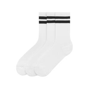 Pull&Bear Ponožky  čierna / biela