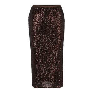 River Island Petite Sukňa  čokoládová