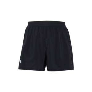 UNDER ARMOUR Športové nohavice 'Launch 5'  svetlosivá / čierna