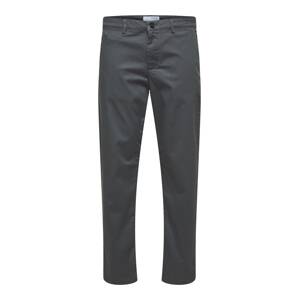 SELECTED Chino nohavice 'New Miles'  čadičová