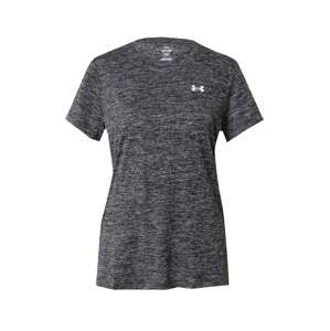 UNDER ARMOUR Funkčné tričko 'Tech Twist'  čierna / biela