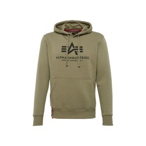ALPHA INDUSTRIES Sveter  olivová / čierna
