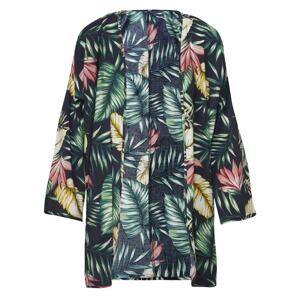 KOROSHI Kimono  horčicová / zelená / ružová / čierna