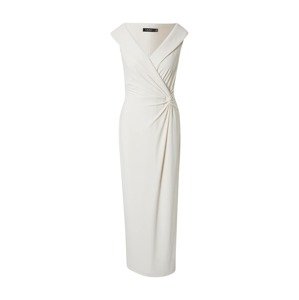 Lauren Ralph Lauren Večerné šaty 'LEONIDAS'  krémová