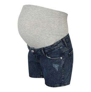 Only Maternity Džínsy 'Jagger'  tmavomodrá / sivá melírovaná