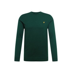 Lyle & Scott Sveter  žltá / tmavozelená / čierna