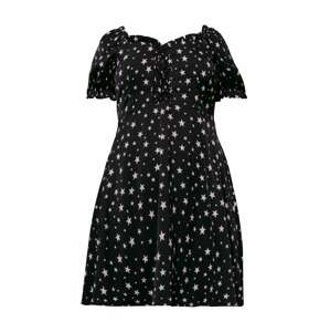 Nasty Gal Plus Šaty 'Star'  čierna / biela
