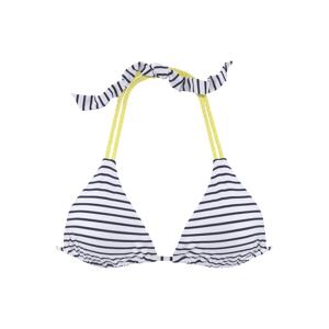VENICE BEACH Bikinový top  žltá / čierna / biela