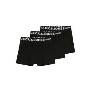 Jack & Jones Junior Nohavičky  čierna / biela