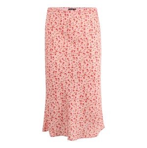 Nasty Gal Petite Sukňa  trávovo zelená / svetlozelená / ružová / ohnivo červená / biela