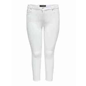 ONLY Carmakoma Džínsy 'Willy'  biely denim