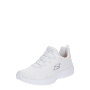 SKECHERS Nízke tenisky 'Dynamight'  strieborná / biela