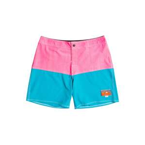 QUIKSILVER Plavecké šortky  svetlomodrá / svetloružová / čierna