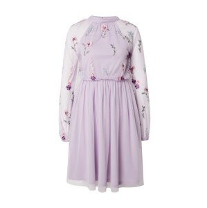Frock and Frill Šaty  zelená / fialová / tmavofialová / ružová