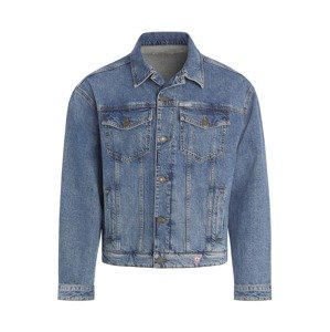 GUESS JEANS Prechodná bunda  modrá denim