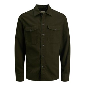 JACK & JONES Košeľa 'JJEjay'  tmavozelená