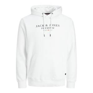 JACK & JONES Mikina 'JPRBLUArchie'  čierna / biela