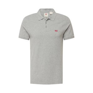 LEVI'S ® Tričko 'Housemark Polo'  sivá melírovaná / červená / biela