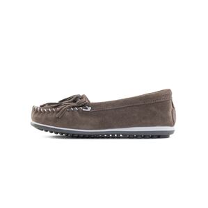 Minnetonka Mokasíny 'Kilty plus'  sivá / biela