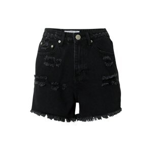 GLAMOROUS Džínsy  čierny denim