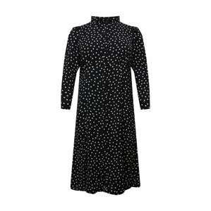 Dorothy Perkins Curve Košeľové šaty  čierna / biela