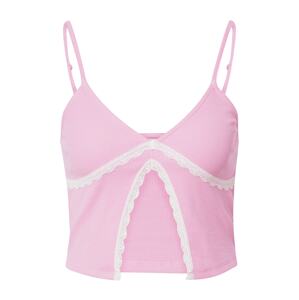 NEON & NYLON Top 'AZYM KENYA'  ružová / biela