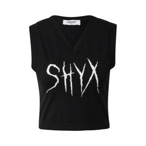 SHYX Tričko 'Kora'  čierna / biela