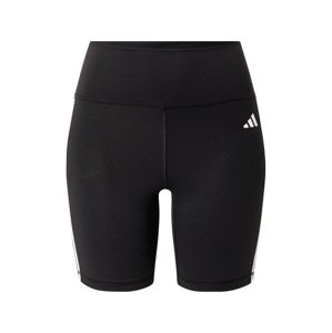 ADIDAS PERFORMANCE Športové nohavice 'Essentials'  čierna / biela