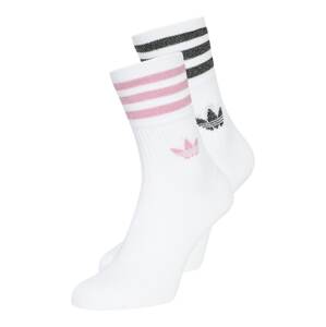 ADIDAS ORIGINALS Ponožky  eozín / s ružovými fľakmi / čierna melírovaná / biela