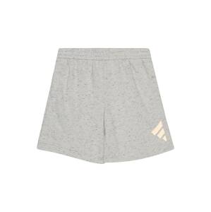 ADIDAS SPORTSWEAR Športové nohavice  krémová / sivá melírovaná