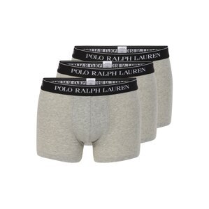 Polo Ralph Lauren Boxerky  sivá melírovaná / čierna