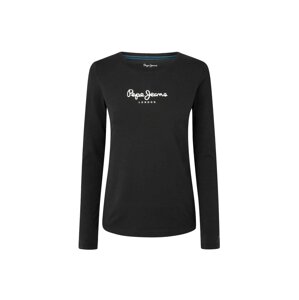 Pepe Jeans Tričko 'New Verginia'  čierna / biela