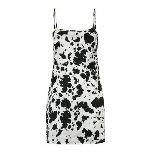 Nasty Gal Petite Šaty  čierna / biela