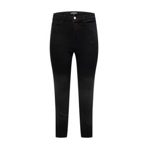 Dorothy Perkins Curve Džínsy 'Alex'  čierny denim