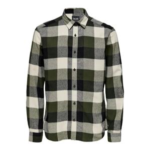 Only & Sons Košeľa 'ONSGudmund'  kaki / olivová / čierna / biela
