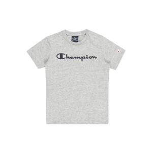 Champion Authentic Athletic Apparel Tričko  sivá melírovaná / červená / čierna / biela