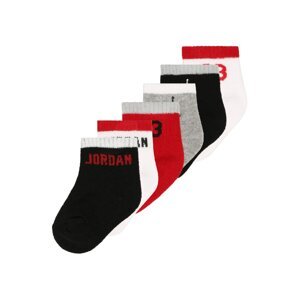 Jordan Ponožky  sivá / červená / čierna / biela