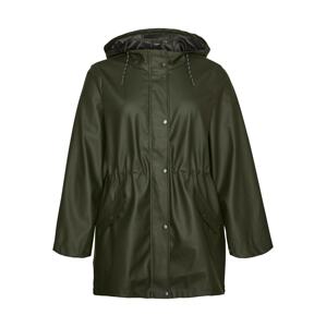 Vero Moda Curve Prechodná bunda  tmavozelená