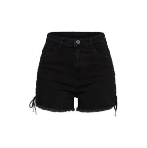 Urban Classics Džínsy  čierny denim