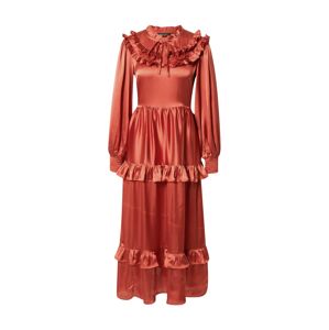Dorothy Perkins Šaty 'Yoke'  hrdzavo červená