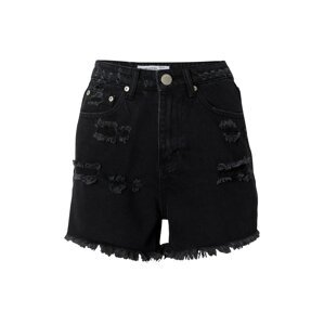 GLAMOROUS Džínsy  čierny denim