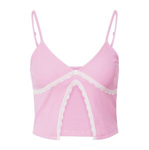 NEON & NYLON Top 'AZYM KENYA'  ružová / biela