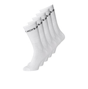 Jack & Jones Junior Ponožky  čierna / biela