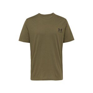 UNDER ARMOUR Funkčné tričko  olivová / čierna