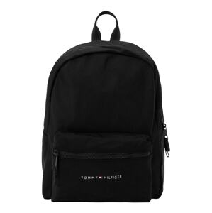 TOMMY HILFIGER Batoh 'ESSENTIAL'  čierna / biela