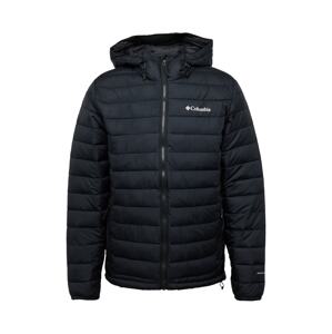 COLUMBIA Outdoorová bunda 'Powder Lite II'  čierna / biela