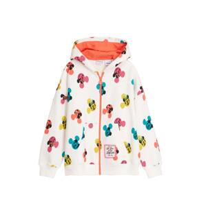 Desigual Tepláková bunda 'Mickey Mouse'  zmiešané farby / biela