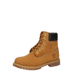 TIMBERLAND Šnurovacie členkové čižmy  zlatá žltá / čierna