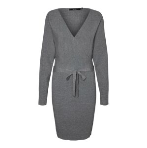 VERO MODA Pletené šaty  sivá melírovaná