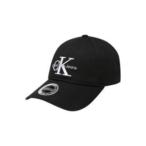 Calvin Klein Jeans Čiapka  čierna / biela